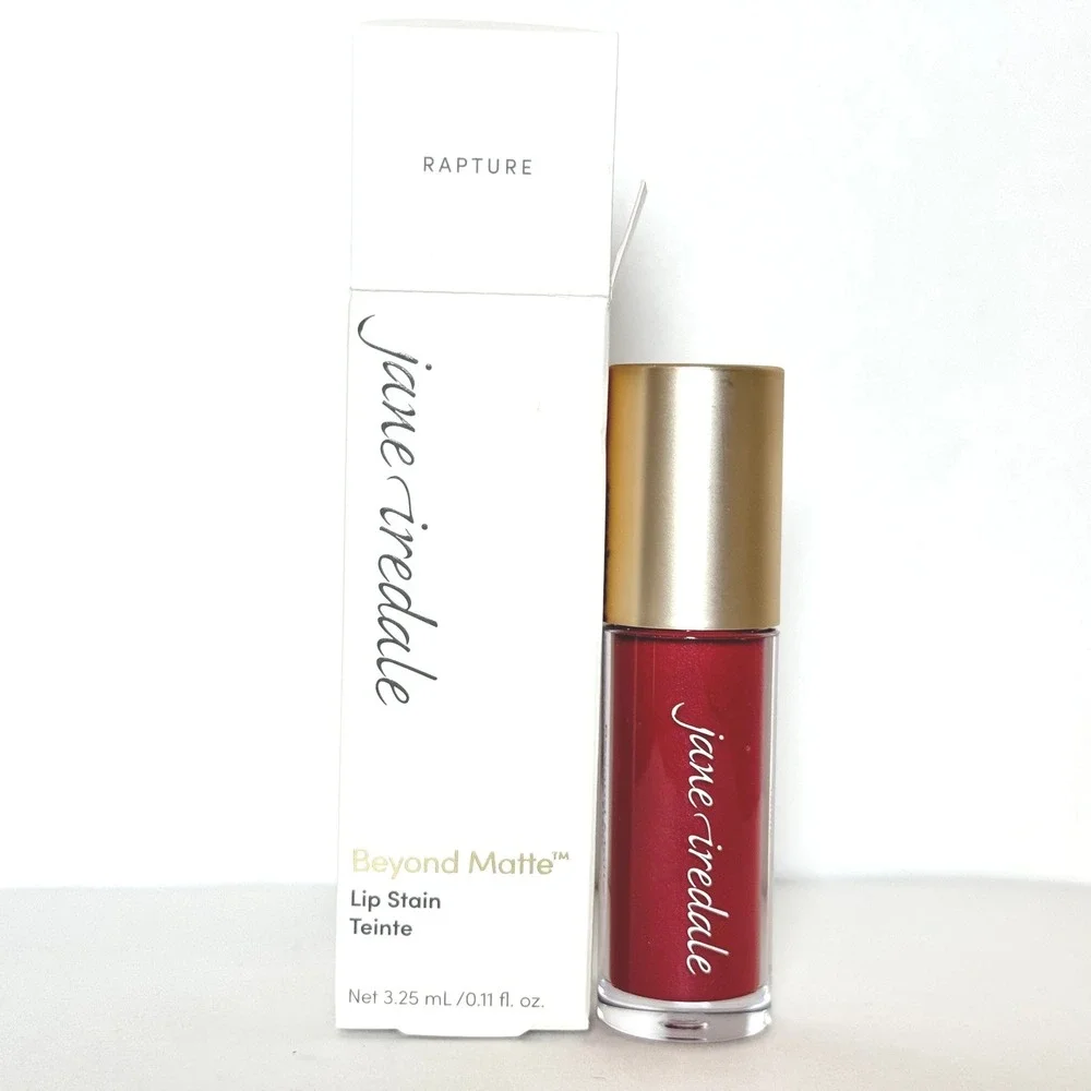 Jane Iredale Beyond Matte Lip Stain Rapture Pink Rose Berry NEW IN BOX